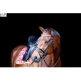 Trense World Cup Strass + Lack anatomisch Schwarz / Braun Gold- Farben VB WB X Full X-Full = Kaltblut Tysons