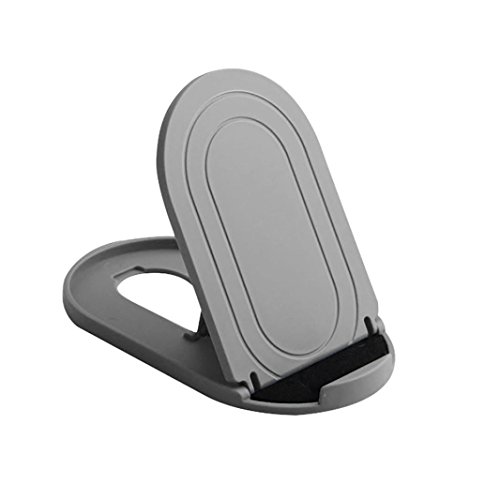 TAOtTAO Universal Foldable Desktop Holder Stand Cradle Mount For Cell Phone Tablet (Gray)