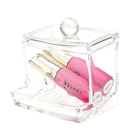Oriskey Wattestäbchen Kosmetex Acryl Behälter Halter Box Q-Tips Aufbewahrung - 8