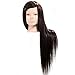 Neverland Beauty 24" 30% Real Hair Hairdressing Equipment Training Head With Make Up Function And Free Clamp For College and Professional Use