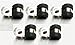 Produktbild 5x Marine Grade Stainless Steel Rubber-Lined P-Clip 8mm Hose Pipe Clamp M6 Hole