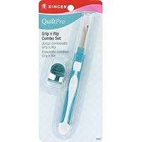 Singer Varios quiltpro Grip N Rip Combo set-6-inch descosedor y Dedal