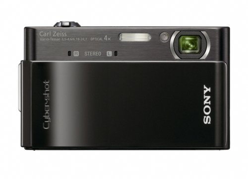 Sony Cyber-shot DSCT900B Digital Camera - Black (12.1 MP, 4x Optical Zoom) 3.5 inch LCD