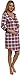Italian Fashion IF Maternity Nightdress Vivien 0111 (Dark Blue/Red, S)
