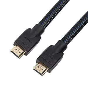 AmazonBasics Braided HDMI Cable - 25-Feet