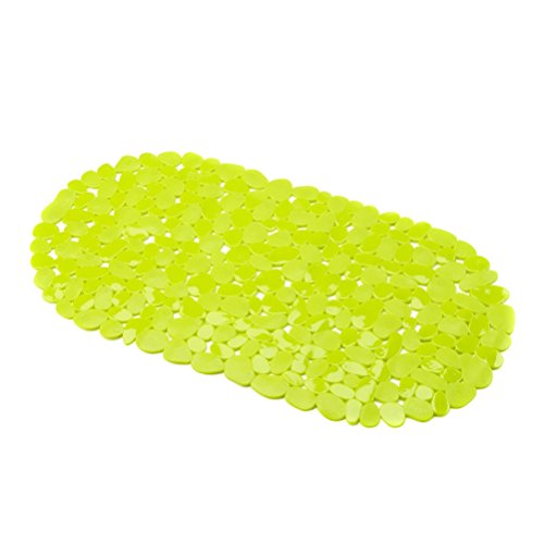 Zedtom Premium PVC Duscheinlage Antirutschmatte mit Saugnapf, 65x35 cm, Grün