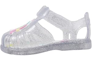 IGOR Tobby Unicorn Glitter Clear PVC Jelly Sandals