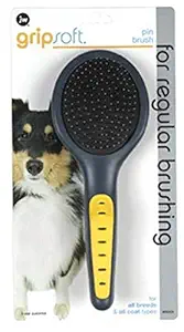 JW Pet Company GripSoft Pin Brush Dog Brush