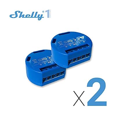 Shelly 1 One Relais Wireless WiFi Machine à Domicile iOS Android Application