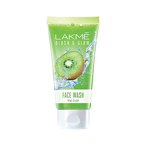 Lakme Blush and Glow Kiwi Freshness Gel Face Wash with Kiwi Extracts, 100 g