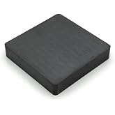 100x100x20 mm &Ccedil;ok G&uuml;&ccedil;l&uuml; Kare Blok Ferrit Mıknatıs &ndash; Siyah Y35 Kalite &ndash; End&uuml;striyel, Sanayi ve Hobi Kullanımı - Magneteksan
