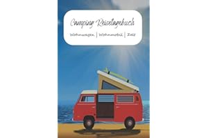 Camping Reisetagebuch Wohnwagen | Wohnmobil | Zelt: A5 Logbuch für Reisen | Camper Tagebuch | Perfektes Reise Zubehör für Reisen durch Norwegen, ... für WoMo, Camper, Reisemobil oder Zelt.