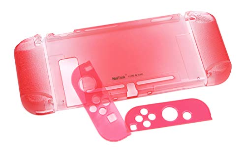 Preisvergleich Produktbild JYR Excellent Ersatz von Hartschalenkoffer Hartschalenkoffer für Nintendo Switch-Split-Handheld-Abdeckung für Nintendo Switch Console-Transparent / Pink