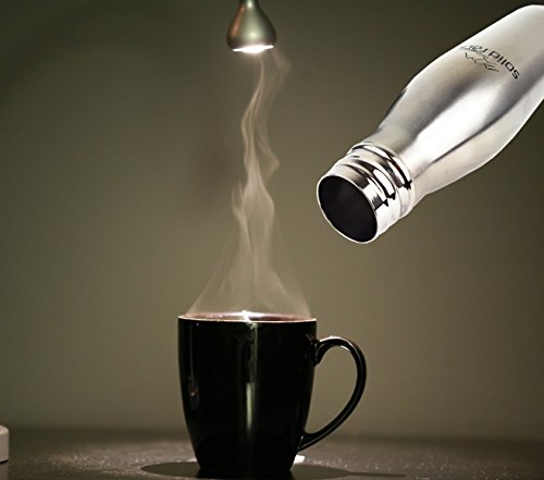 Thermotrinkflaschen 0,5l von SOLID RACK: Edelstahl-Trinkflasche isoliert und auslaufsicher für das Fahrrad oder unterwegs – Isolierflasche 500ml auch ideal für Kinder oder Baby – Thermosflasche - 3