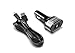 Produktbild Supremery Quick Charge 3.0 USB Ladegerät Dual Port KFZ Ladeadapter [Qualcomm zertifiziert] QC 3.0 mit 1m Micro Ladekabel (Schwarz)