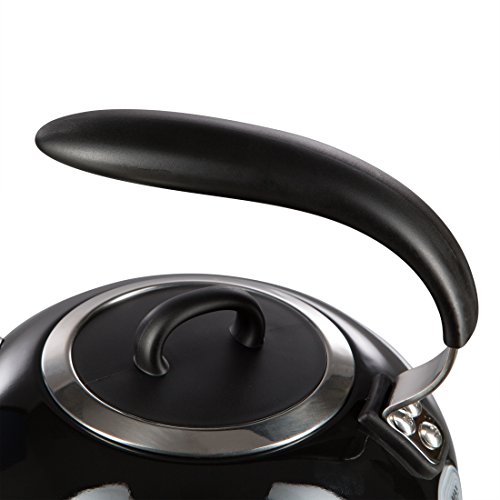Ultratec Wasserkocher im Retro-Design, kabellos mit Kontrollleuchte, 1,7 l, 2.200 Watt - 4