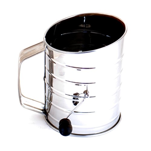 Norpro 136 Three Cup Stainless Steel Crank Flour Sifter Norpro 136 Three Cup Stainless Steel Crank Flour Sifter Bilder