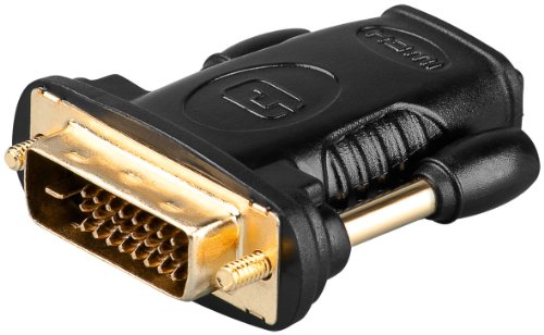 10 Stück, Wentronic 68931 HDMI/DVI-D Adapter (19polig, HDMI-Buchse auf DVI-D Stecker)