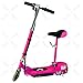 Price comparison product image toyzz New 2017 Electric E Scooter Ride on Rechargeable Battery Removable Seat Kids Toys Ride On Cars 120W 24V Scooters (PINK WITH SEAT)