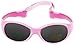 Real Kids Shades Explorer Flex Fit Removable Band with Polycarbonate Sunglasses (Lens 0 Plus, Hot Pink/Smoke)
