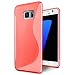 Produktbild Samsung Galaxy S7 Hülle, Conie Mobile Ultra Slim Backcover Schutzhülle TPU Silikon Rückschale Cover in Rot