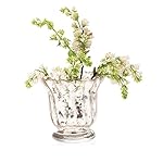 Chive Vie Jolie Marie Vaso in Vetro mercurizzato, Argento