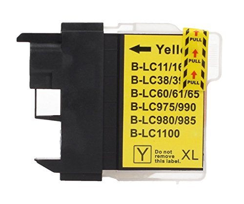 20 Druckerpatronen kompatibel zu Brother LC-1100 (8x Schwarz, 4x Cyan, 4x Magenta, 4x Gelb) passend für Brother DCP-185-C DCP-380 DCP-383-C DCP-385-C DCP-387-C DCP-395-CN DCP-585-CW DCP-6690-CW DCP-J-715-W MFC-490-CN MFC-490-CW MFC-490 MFC-5490-CN MFC-5890-CN MFC-5895-CW MFC-6490-CW MFC-6690-CW MFC-6890-CDW MFC-6890-CW MFC-790-CW MFC-790 MFC-795-CW MFC-990-CW MFC-J-615-W - 5