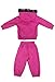 Little Girls Baby Infant Full Fleece Tracksuit Hoody Pant Diamante Glitter 30-36