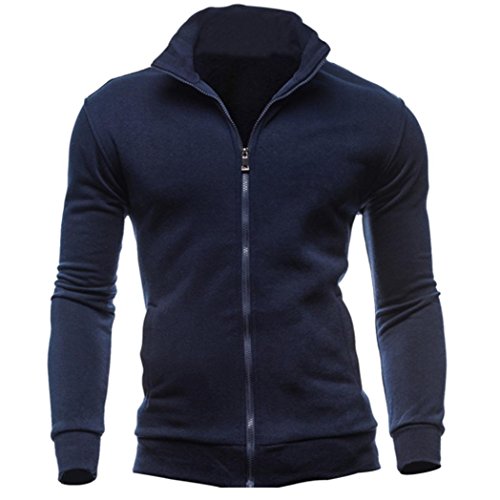 Preisvergleich Produktbild Kobay Herren Herbst Winter Freizeit Sport Strickjacke Reißverschluss Sweatshirts Tops Jacke Mantel