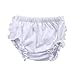 La Vogue Baby Girls Boys Ruffle Pants Knickers Bloomers Nappy Cover (M, White)
