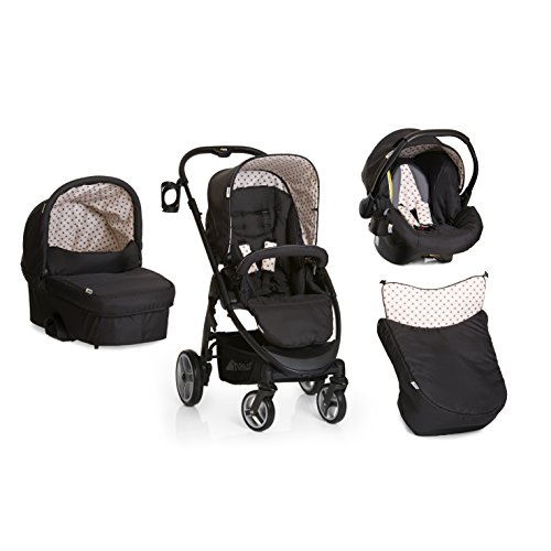 Hauck Lacrosse AIO Travel System (Dots Caviar)
