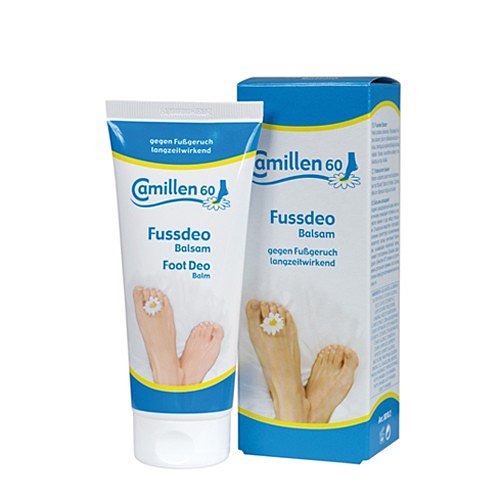 Fussdeo Balsam Camillen 60, Fußcreme mit Kamille, Menthol, bei Fussgeruch, 100 ml - 2