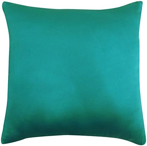 Home Decor Pillow Throw Decorative Satin Silk Cushion Solid Cover - Choose Size