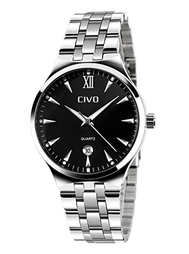 CIVO Damen Uhren Frauen Uhr Ultra Dünne Minimalistische Wasserdicht mit Edelstahl Mesh Armband Mädchen Luxus Mode Armbanduhr Elegant Geschäfts Beiläufig Analog Quarz Uhren
