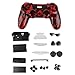 Produktbild Generic ABS Ersatz Voll Gehäuse Schale Hülse Cover Passend für PlayStation4 PS4 Controller Kontroller - Roten Schädel