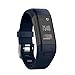 Produktbild samLIKE Ersatz Soft Silikon Armband Sport Strap WristBand Zubehör für Garmin Vivosmart HR + (Blau)