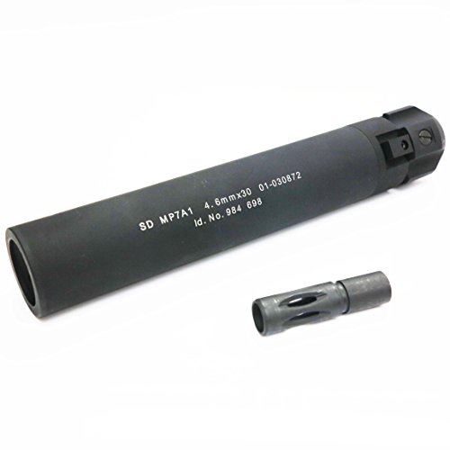 Airsoft Angry Gun Qd Suppressor Wacetech At2000 Tracer For Vfcumarex Mp7 Gbb Black - 
