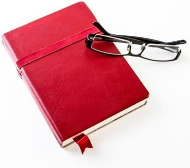 Red Leather Journal | Notebook | Cotton Paper | Travel