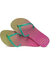 Havaianas - Sandalias de Caucho para mujer Beige/Green