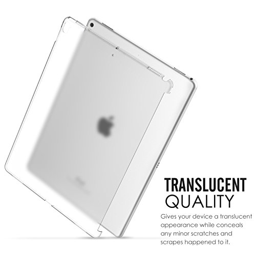 MoKo Hülle für Neu iPad Pro 12.9 2017 – Ultra Slim Translucent Hart Polycarbonate Schale Schutzhülle Case Cover für für Apple New iPad Pro 12.9 Zoll 2017 Tablet, Transparent (Auch für iPad Pro Offizielle Tastatur) - 6