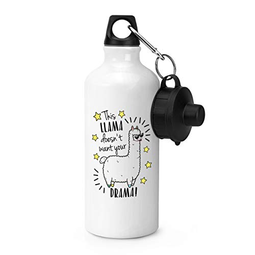 Gift Base This Llama Doesn't Want Your Drama Sports Bottle Gift Base This Llama Doesn't Want Your Drama Sports Bottle