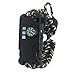 Produktbild 10-in-1 Survival Armband Outdoor Multitool Armband mit Multitool, Feuerstahl, SOS LED Light, Kompass, Signalpfeife, Infrarotlampe Lupe,Pack of 2