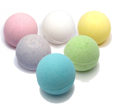 Bee Beautiful Bath Bombs 6 X 65g Mixed Bath Bombs - No Petals