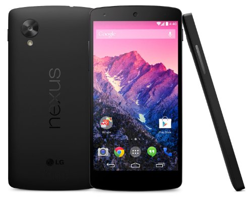 Google Nexus 5 Smartphone (4,95 Zoll (12,6 cm) Touch-Display, 16 GB Speicher, Android 4.4) schwarz