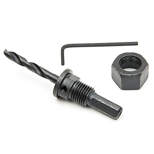 Fortag 11 tlg Lochsägensatz Lochsägen-Set Lochsägen Lochsäge Kreissäge Bohrkrone Dosenbohrer Lochkreissäge Hole Saw Set im Koffer 19-64mm - 6