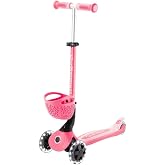 Globber Go Up Baby 360 Işıklı Scooter - Koyu Pastel Pembe 844-210, 844-210