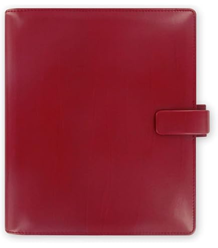Filofax Saffiano Organiseur A5 Framboise – Élégant Et Pratique Avec Patte Pression