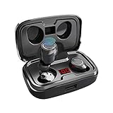 【Was Sie bekommen】 Sie können Antimi Headset Bluetooth drahtlos, Ladekiste, Typ-C USB-Kabel, Ohrhörer und Bedienungsanleitung erhalten. Das kabellose Headset mit Mikrofon ist mit drei verschiedenen Größen von weichen Silikonohrstöpseln (S, M, L) ausgestattet. Wir haben auch ein exzellentes Kundenservice-Team, das Ihnen 24-Stunden-Kundenservice und E-Mail-Kundendienst sowie eine kostenlose Garantie von 12 Monaten bietet.