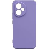 Elfia Honor 400 ile Uyumlu Kılıf Silikon Mat Pastel Renkli Yumuşak Parmak İzi Bırakmayan İnce Kapak Biy Lila