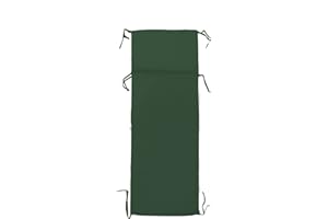 PARAMAISON Cuscino Lettino Prendisole per Esterno Relax 190, da Esterni, Universale, con Laccetti, Imbottito 3cm, 60x190 cm